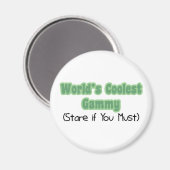 Aimant World&apos ; s Gammy la plus froide (Recto/Verso)