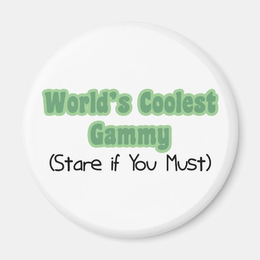 Aimant World&apos ; s Gammy la plus froide (Devant)