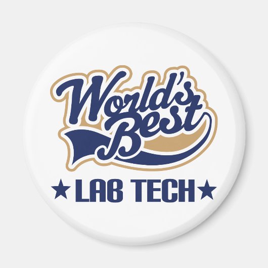 Aimant World Best Lab Tech (Devant)