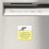Aimant World Flat Cats Frappe Tout Sur Funny Frigo (In Situ (Lave-vaisselle))