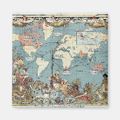 Aimant World map-British Empire-1886 (Devant)