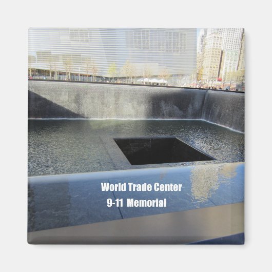 Aimant World Trade Center, mémorial du 11 septembre (Devant)
