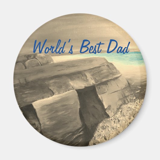 Aimant World's Best Dad (Devant)