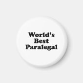 Aimant World's Best Paralegal (Devant)