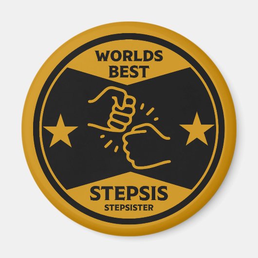 Aimant Worlds Best Stepsoeur (Devant)