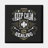 Aimant Wow Healer I Can't Keep Calm I'm Gaming  (Devant)