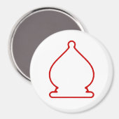 Aimant WR Bishop - Zero Gravity Chess (USA C) (Recto/Verso)