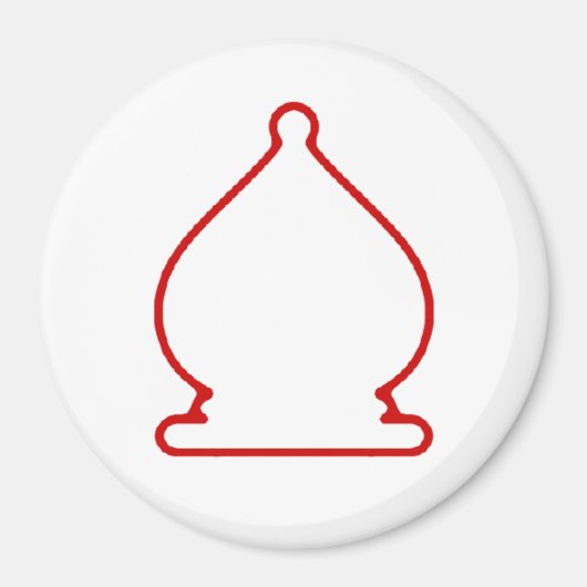 Aimant WR Bishop - Zero Gravity Chess (USA C) (Devant)