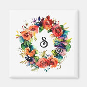 Aimant Wreath aquarelle (Devant)