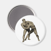 Aimant WRESTLER vintage (Recto/Verso)