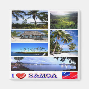 Aimant WS - Samoa - I Love