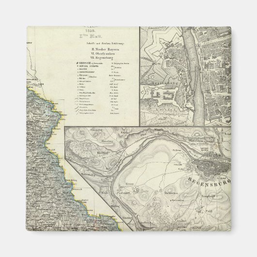 Aimant Wurzburg, Bavière, Ratisbonne (Devant)