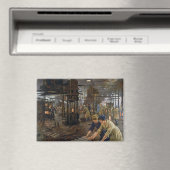 Aimant WW1 1918 Les femmes qui travaillent dans une usine (In Situ (Lave-vaisselle))