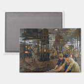 Aimant WW1 1918 Les femmes qui travaillent dans une usine (Recto/Verso)