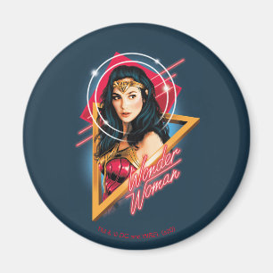 Aimant WW84 Insigne de personnage de Wonder Woman Retrow
