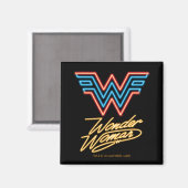 Aimant WW84 | Logo Wonder Woman Neon Light (Recto/Verso)