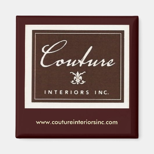 Aimant www.coutureinteriorsinc.com (Devant)