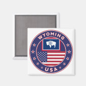 Aimant Wyoming (Recto/Verso)
