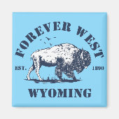 Aimant Wyoming, Forever West (Devant)