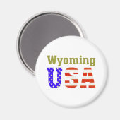 Aimant Wyoming USA ! (Recto/Verso)
