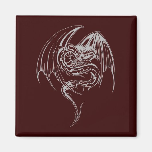 Aimant Wyvern Dragon Sont Des Créatures Mythiques Imagina (Devant)