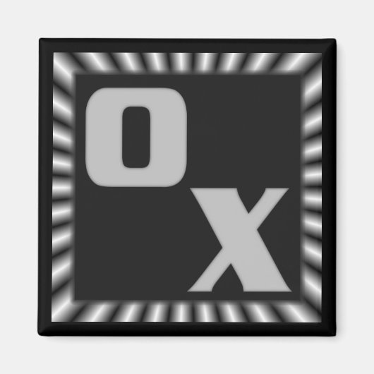 AIMANT X ET O (Devant)