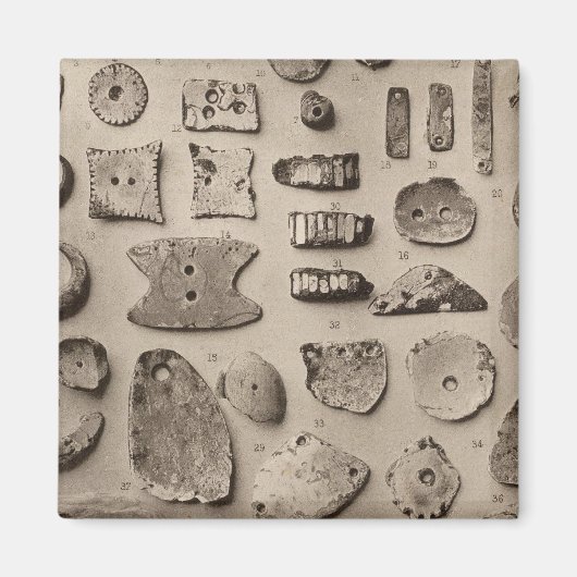 Aimant XII Ornements Shell, So California (Devant)