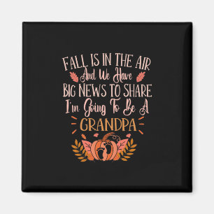 Aimant Xmas Grandpa To Be Fall Pregnancy Announcement