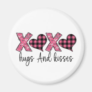 Aimant Xoxo Hugs and Kisses