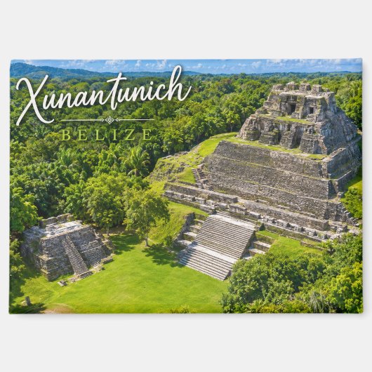 Aimant Xunantunich Belize site archéologique maya (Recto)