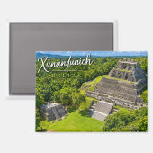 Aimant Xunantunich Belize site archéologique maya (Recto/Verso)