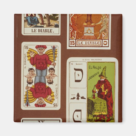 Aimant XV Le diable (Devant)