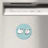 Aimant XX- Moutons funky (In Situ (Lave-vaisselle))