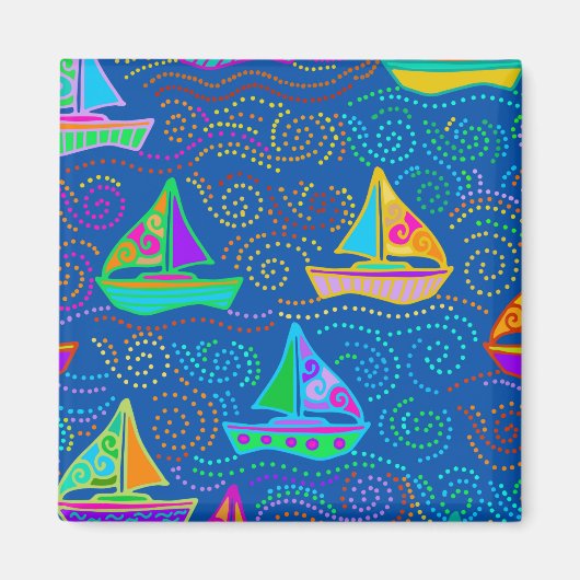 Aimant Yachting d'été (Devant)