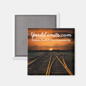 Aimant YardLimits.com Bouton magnétique (Recto/Verso)
