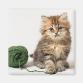 Aimant Yarn vert de Kitten (Devant)