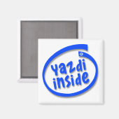Aimant Yazdi à l'intérieur (Recto/Verso)