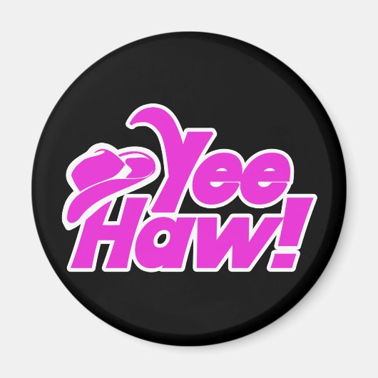 Aimant YeeHaw Gitty Up Cowgirl (Devant)