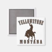 Aimant Yellowstone-Cowboy (Recto/Verso)