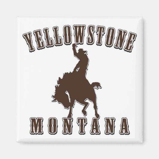 Aimant Yellowstone-Cowboy (Devant)