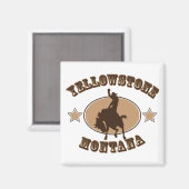 Aimant Yellowstone Montana (Recto/Verso)