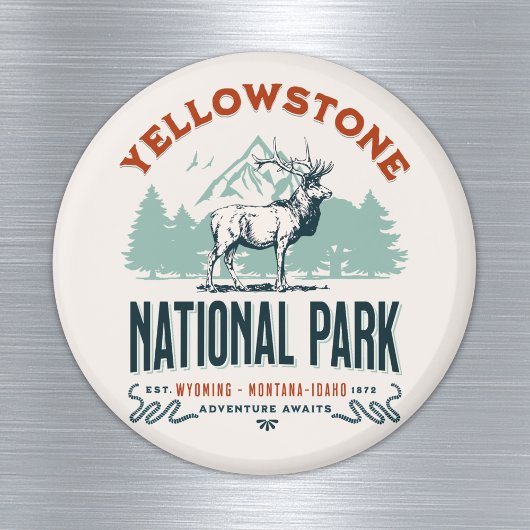 Aimant Yellowstone National Park Cute Landscape