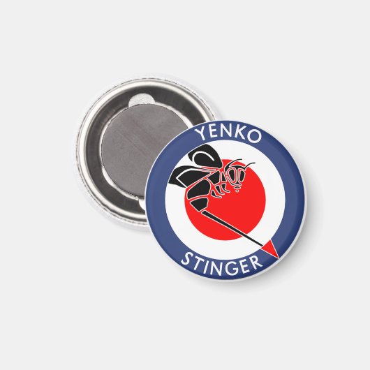 Aimant Yenko Stinger Design Vintage (Recto/Verso)