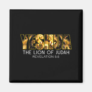 Aimant Yeshua Lion de Juda Jésus Religieux Chrétien Rev