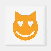 Aimant Yeux en forme de coeur Emoji (Devant)
