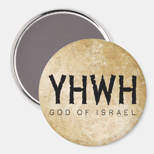 Aimant YHWH Jehovah (Recto/Verso)