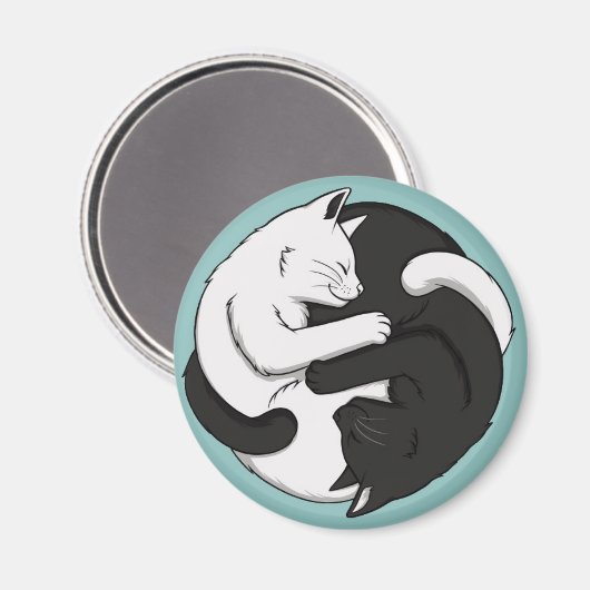 Aimant Yin et Yang (Recto/Verso)