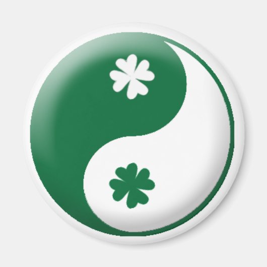 Aimant Yin ・ Yang Clover (Devant)