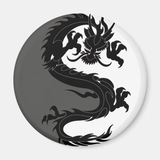 Aimant Yin Yang Dragon (Devant)