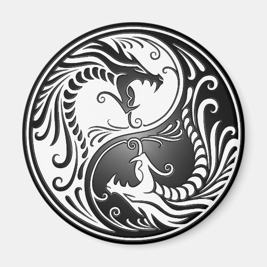 Aimant Yin Yang Dragons (Devant)